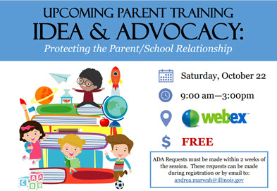 October 22 Parent Advocacy Training